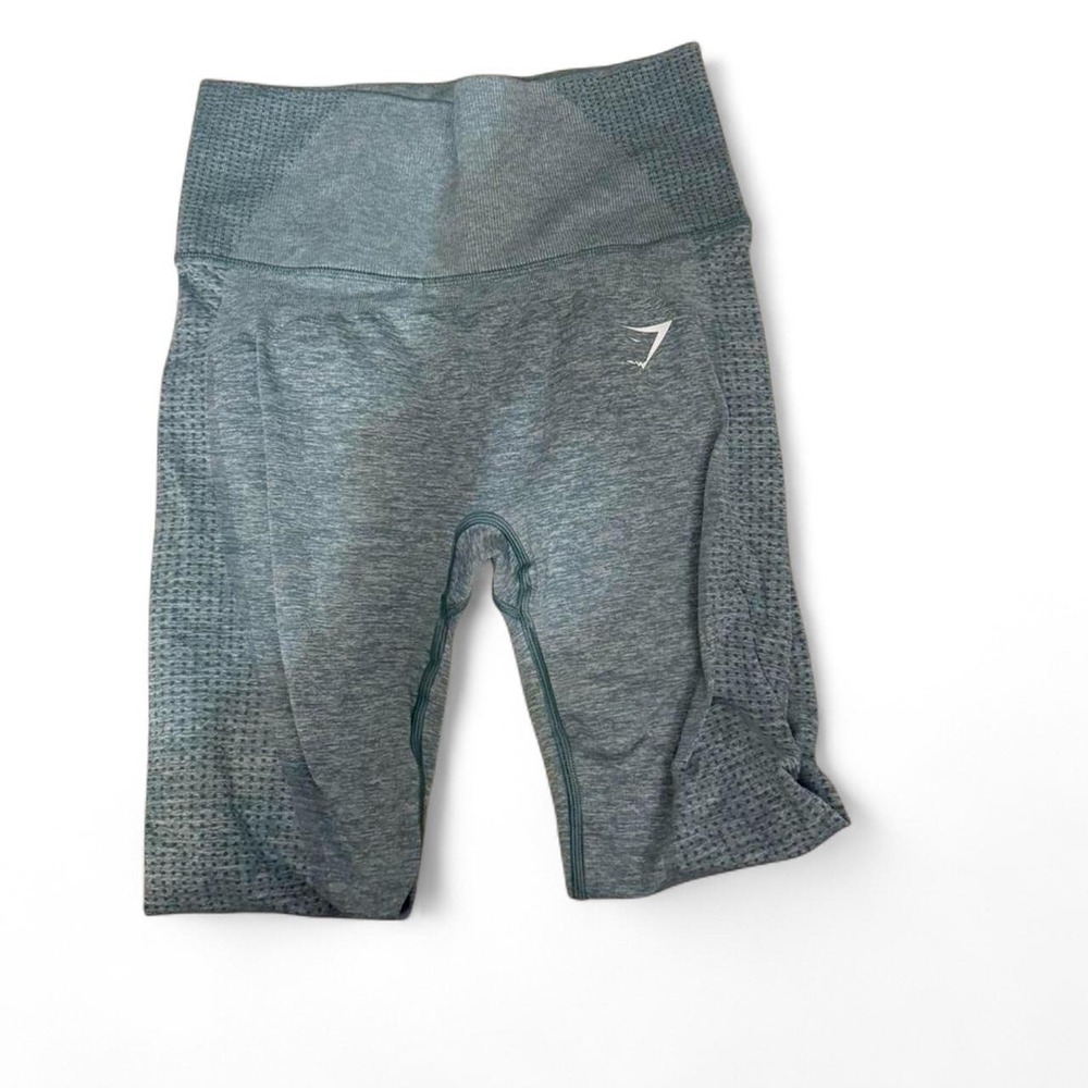 Gymshark green high-waisted leggings.